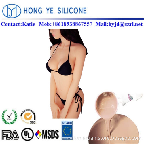 Skin safe  liquid silicone rubber for life size sexy doll making